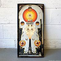 Full view of Gotham Big Shot pin game