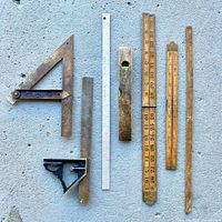 All seven measuring tools arranged for overview