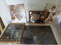 Group shot of all five sports prints