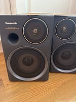 Front view of both Panasonic XBS speakers