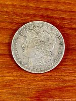 Full obverse view of 1898 Morgan Dollar