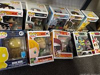 Group shot of all ten boxed Pops on two rows