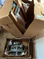 Hitch head and coupler parts inside box