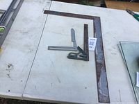 All three squares laid out on table