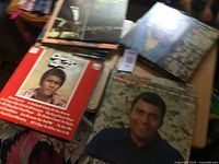 Stack of Charley Pride LPs, several covers visible