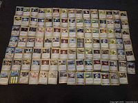 Full layout of all trainer cards