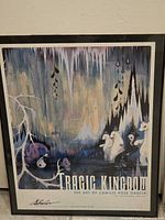 Framed poster showing full artwork and title