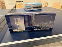 Box front showing product image and branding Cristal d’Arques Longchamp 6 glasses 17.5 cl