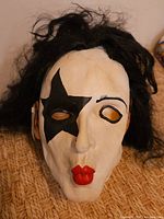 Front view of KISS Starchild latex mask