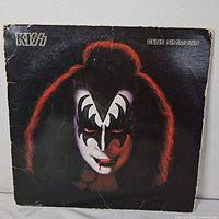 Front cover of Gene Simmons solo album by Kiss