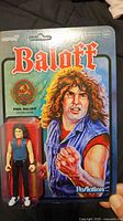 Front of sealed Super7 ReAction Paul Baloff figure on blister card