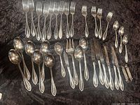 Entire set laid out showing all 35 pieces