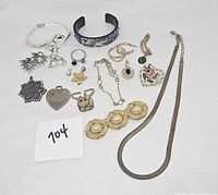 All jewelry laid out for overview