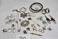 Full layout of entire jewelry assortment