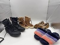 Group shot of all four pairs of UGG footwear