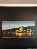 Front view of entire painting against dark wall