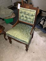 Full view of Eastlake chair front left