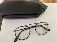 Eyeglasses with hard case