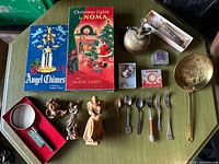 All items laid out for overview