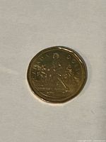 Reverse side showing Terry Fox design and CANADA DOLLAR legend