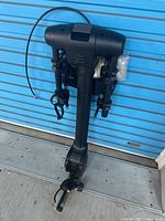 Full view of Thule hitch-mount bike rack