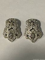 Front view showing rhinestone design