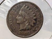 Obverse of 1903 Indian Head cent
