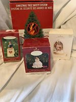 Front view of all four boxed items