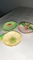 overview of three small Carlton Ware dishes