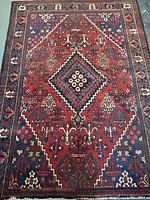 Full view of entire rug showing design and size