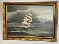 Framed painting full view