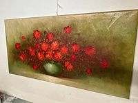 Full view of the oil painting on wall