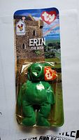 Front view of sealed Ty Erin the Bear package