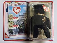 Full packaging showing bear inside blister and Osito graphics
