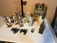 Group shot of all items on table