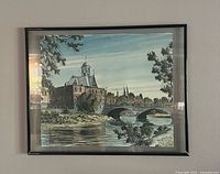 Framed view of signed limited edition print by Ben Babelowsky