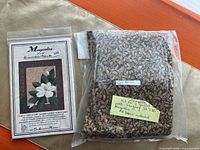 Pattern front showing Magnolia design and size