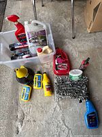 All items grouped showing variety of car care products and accessories