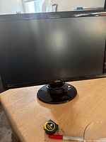 Front view of BenQ G2255 monitor on stand