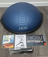 BOSU NexGen trainer with accessories laid out