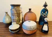 Group shot of all seven ceramic pieces