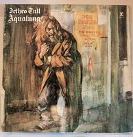 Front cover of Jethro Tull Aqualung LP showing artwork and Reprise logo