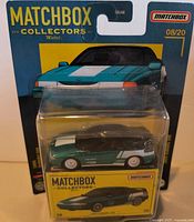 Front view of sealed Matchbox Collectors 1995 Subaru SVX packaging