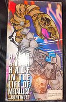 Front cover of Metallica A Year and a Half in the Life Of Part 2 VHS sleeve