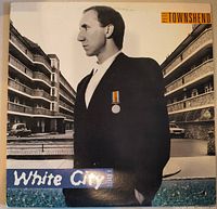 Front jacket of Pete Townshend "White City: A Novel" LP