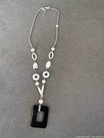 Full view of entire necklace laid flat