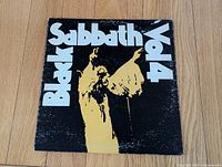 Front of album sleeve showing title graphics