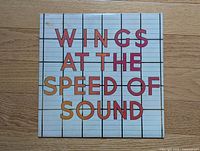 Front cover of Wings at the Speed of Sound LP
