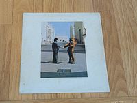 Front sleeve showing artwork and wear