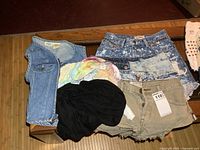 Group shot of all clothing items laid out